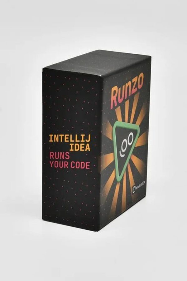 The Runzo box from the side: IntelliJ IDEA runs your code