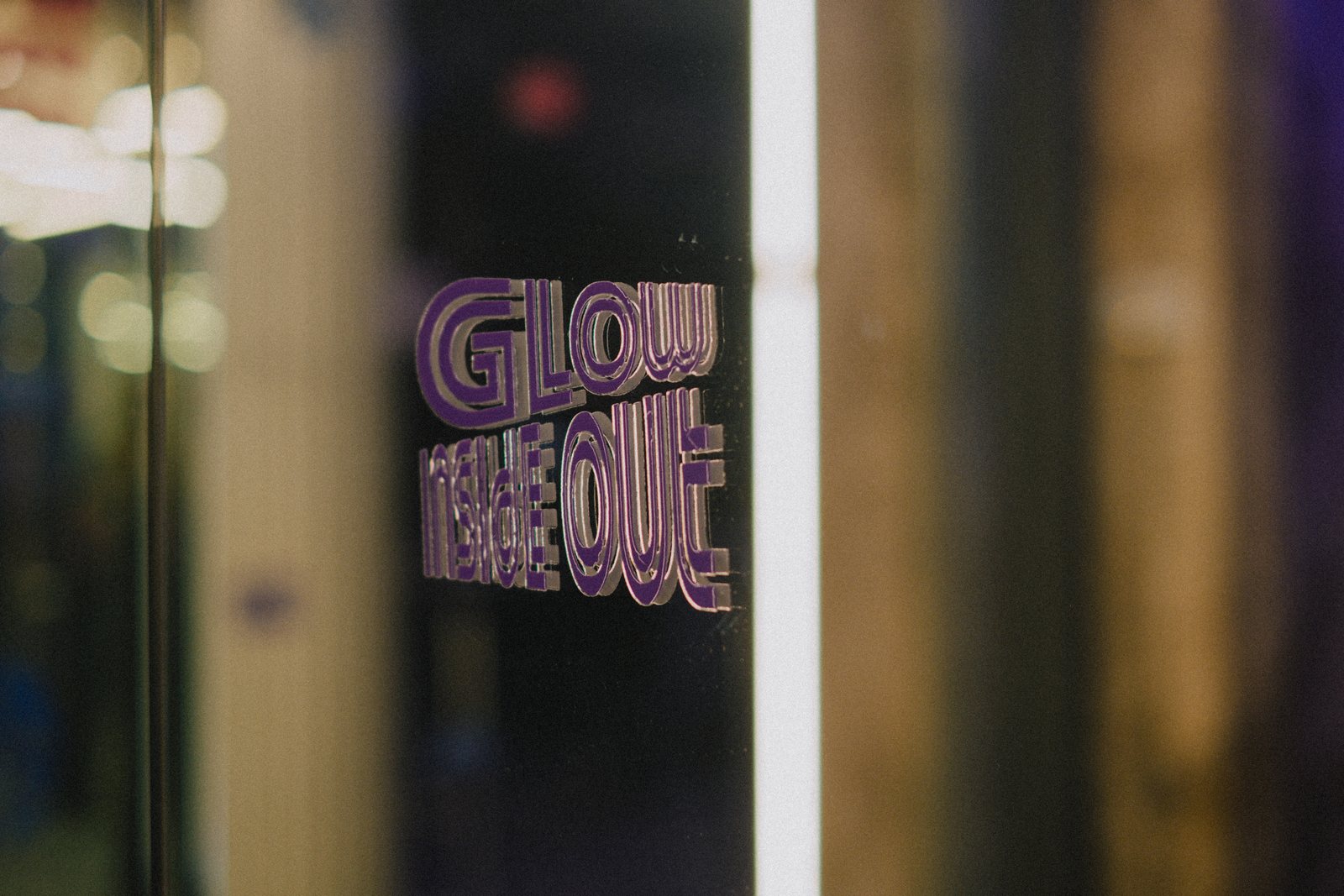 Mirror sticker: Glow inside out